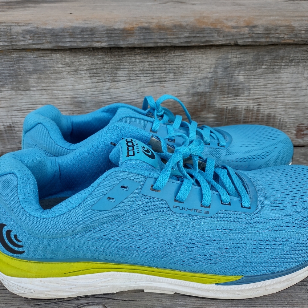 Topo Athletic Fli-Lyte 3 Blue/Yellow 3 MM Drop Running Shoes US 10 EU 44